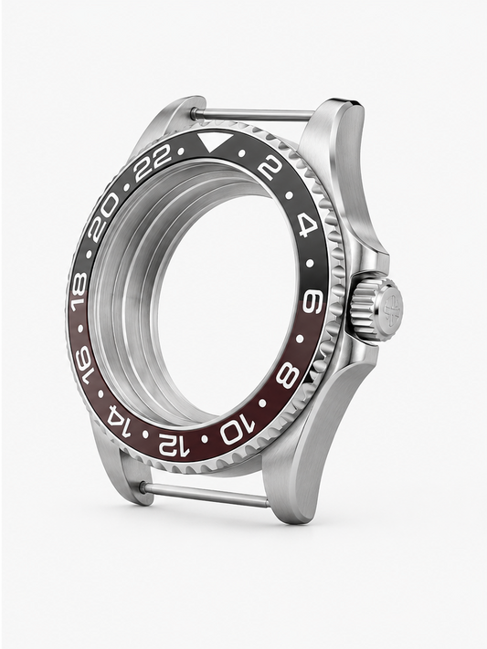 Submariner urkasse i 316L rustfrit stål med safirkrystal til custom ur-build