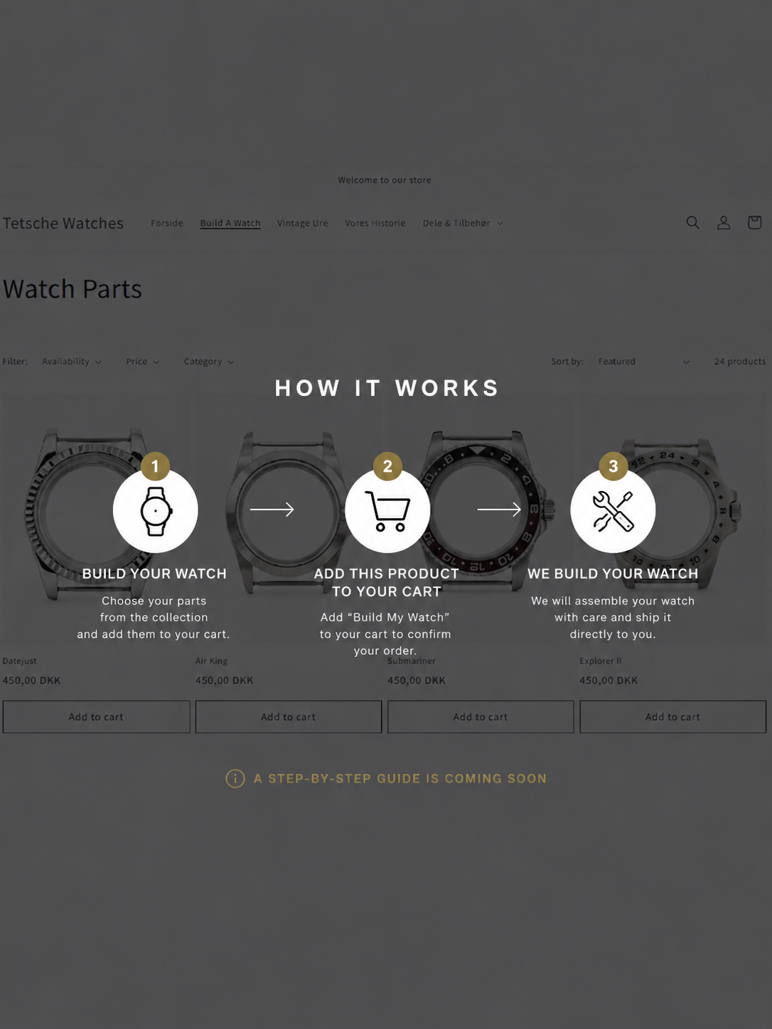 Design eller byg dit eget ur - Tetschewatches.dk

Eneste i Danmark med bygselv service