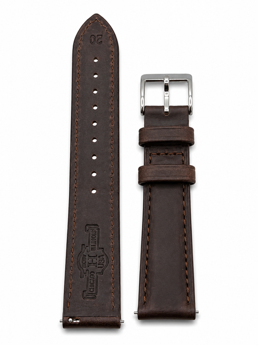 Crafted from Horween leather, this strap is made for those who appreciate quality that gets better with time. The leather has a rich, natural character and will gradually develop a unique patina as you wear it.

Soft, durable, and comfortable on the wrist, the Horween strap brings a warm, timeless look to both modern and vintage-inspired watches.

Details

20mm
Genuine Horween leather
Naturally develops a unique patina
Soft and comfortable on the wrist
Durable construction
Classic, timeless design