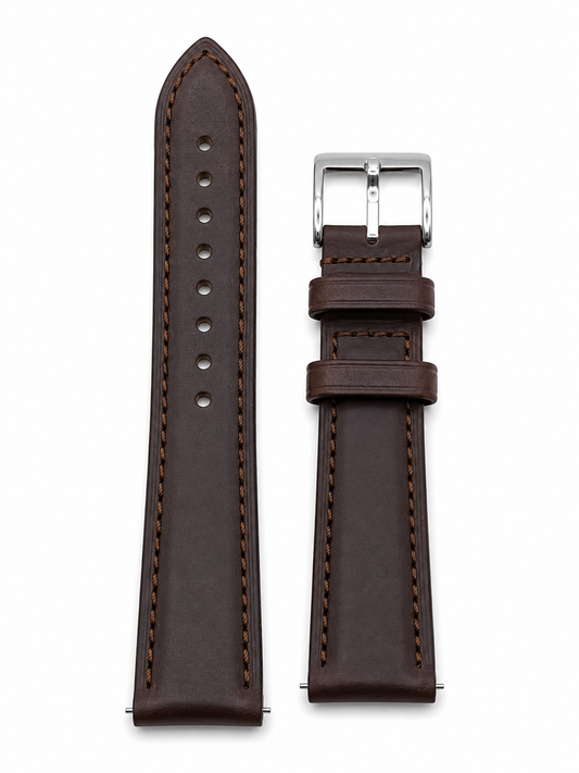 Crafted from Horween leather, this strap is made for those who appreciate quality that gets better with time. The leather has a rich, natural character and will gradually develop a unique patina as you wear it.

Soft, durable, and comfortable on the wrist, the Horween strap brings a warm, timeless look to both modern and vintage-inspired watches.

Details

20mm
Genuine Horween leather
Naturally develops a unique patina
Soft and comfortable on the wrist
Durable construction
Classic, timeless design
