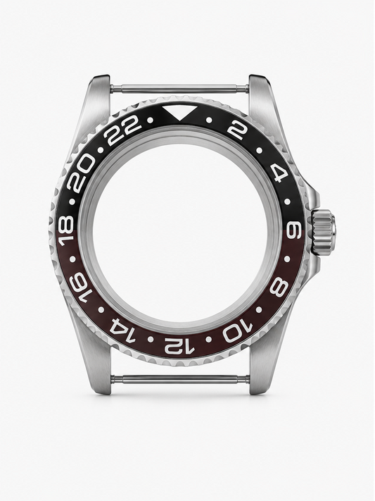 Submariner urkasse i 316L rustfrit stål med safirkrystal til custom ur-build