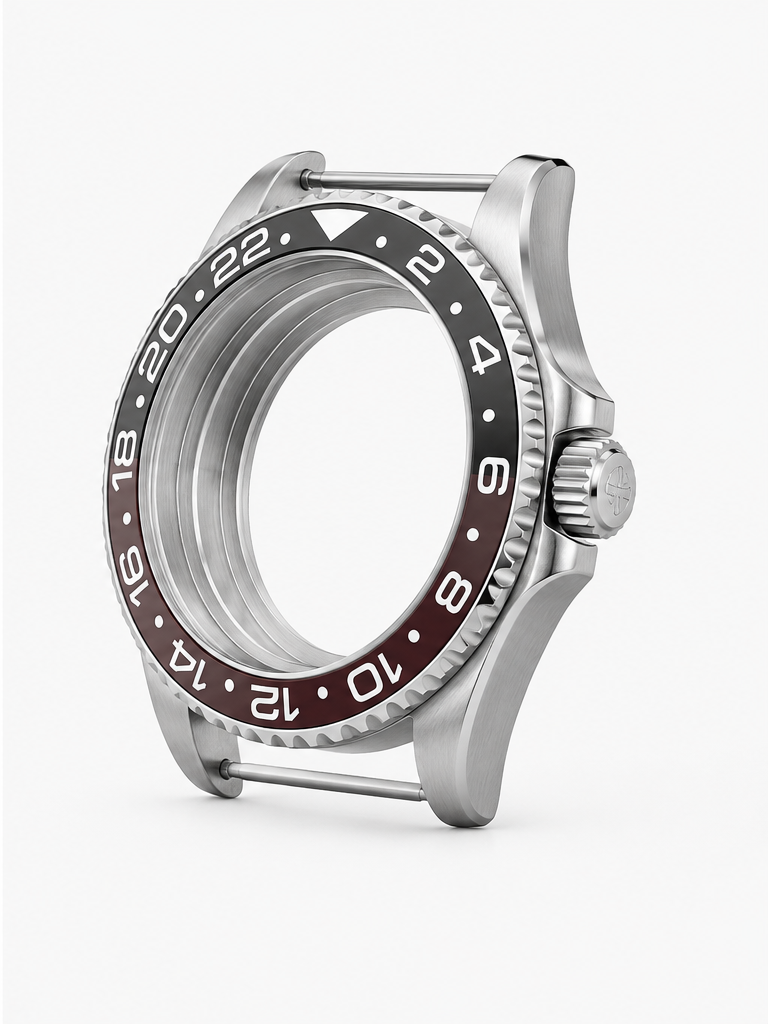 Submariner urkasse i 316L rustfrit stål med safirkrystal til custom ur-build