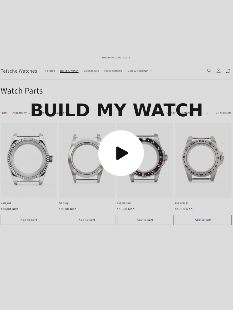 Design eller byg dit eget ur - Tetschewatches.dk

Eneste i Danmark med bygselv service